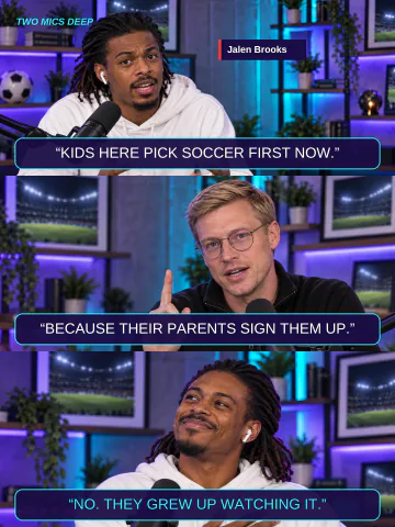 Kids pick soccer first now