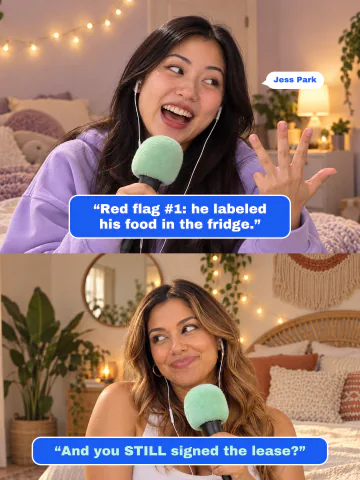Red flag #1: he labeled his food